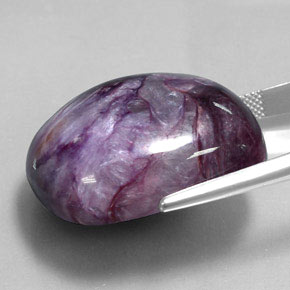 Charoite Viola naturale da 73.87 ct, Forma fantasia, Opaco
