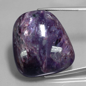 Charoite Viola naturale da 74.33 ct, Forma fantasia, Opaco