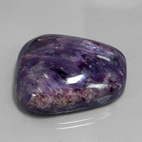 Charoite Viola naturale da 74.33 ct, Forma fantasia, Opaco