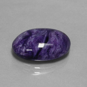 Charoite Viola naturale da 9.57 ct, Taglio ovale, Opaco