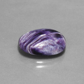 Charoite Viola naturale da 5.22 ct, Taglio ovale, Opaco
