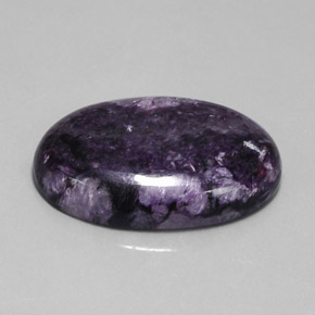 Charoite Viola naturale da 39.55 ct, Taglio ovale, Opaco