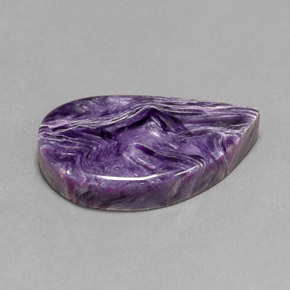 Caroite naturale viola da 18,29 ct, forma fantasia, opaco