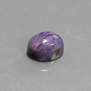 Caroite naturale viola da 2,00 ct, taglio ovale, opaco