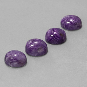 Caroite naturale viola da  ct, taglio ovale, opaco