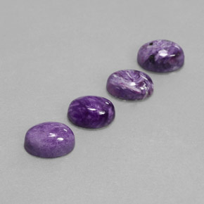 Caroite naturale viola da  ct, taglio ovale, opaco