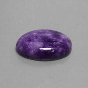 Charoite Viola naturale da 16.85 ct, Taglio ovale, Opaco