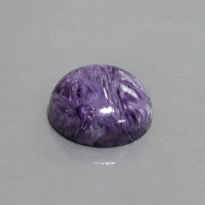 Charoite Viola naturale da 8.58 ct, Taglio rotondo, Opaco