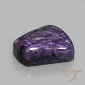 Charoite Viola scuro naturale da 32.77 ct, Taglio a fantasia, Opaco