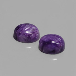 Caroite naturale viola da  ct, taglio ovale, opaco