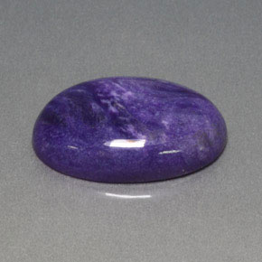 Charoite Viola naturale da 14.14 ct, Taglio ovale, Opaco