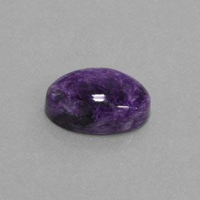 Charoite Viola naturale da 6.09 ct, Taglio ovale, Opaco