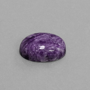 Caroite naturale viola da 5,50 ct, taglio ovale, opaco