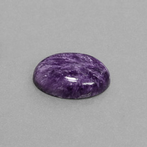 Charoite Viola naturale da 4.38 ct, Taglio ovale, Opaco