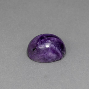 Charoite Viola naturale da 3.12 ct, Taglio ovale, Opaco
