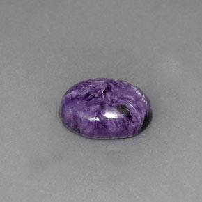 Charoite Viola naturale da 2.06 ct, Taglio ovale, Opaco
