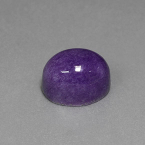 Caroite naturale viola da 4,31 ct, taglio ovale, opaco