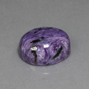 Charoite Viola naturale da 5.47 ct, Taglio ovale, Opaco