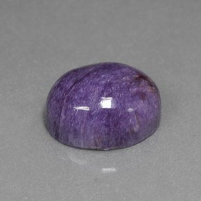 Charoite Viola naturale da 5.61 ct, Taglio ovale, Opaco