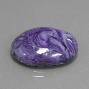 Charoite Viola naturale da 15.59 ct, Taglio ovale, Opaco