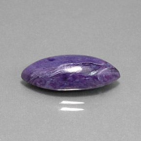 Caroite naturale viola da 6,82 ct, marchesa, opaco