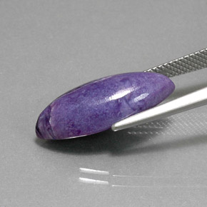 Caroite naturale viola da 6,82 ct, marchesa, opaco