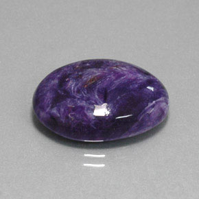 Charoite Viola naturale da 13.10 ct, Taglio ovale, Opaco
