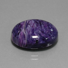 Charoite Viola naturale da 16.38 ct, Taglio ovale, Opaco