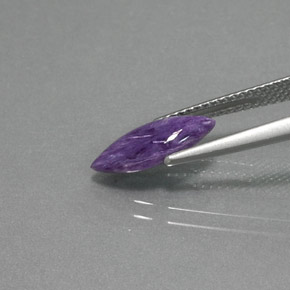 Charoite Viola naturale da 1.32 ct, Taglio marquise, Opaco