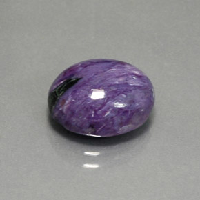 Charoite Viola naturale da 5.18 ct, Taglio ovale, Opaco