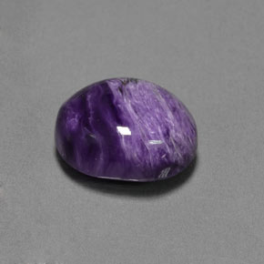 Charoite Viola naturale da 4.47 ct, Taglio ovale, Opaco
