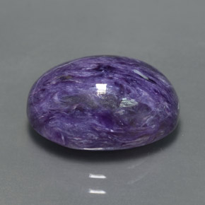 Charoite Viola naturale da 6.72 ct, Taglio ovale, Opaco