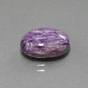 Charoite Viola naturale da 5.20 ct, Taglio ovale, Opaco