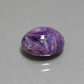 Charoite Viola naturale da 3.15 ct, Taglio ovale, Opaco