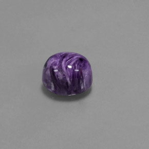 Charoite Viola naturale da 4.74 ct, Taglio ovale, Opaco