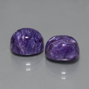 Caroite naturale viola da  ct, taglio ovale, opaco