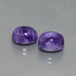 Caroite naturale viola da  ct, taglio ovale, opaco