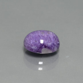 Charoite Viola naturale da 1.88 ct, Taglio ovale, Opaco