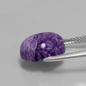 Charoite Viola naturale da 5.09 ct, Taglio ovale, Opaco