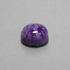 Charoite Viola naturale da 5.15 ct, Taglio ovale, Opaco