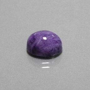Charoite Viola naturale da 4.20 ct, Taglio ovale, Opaco