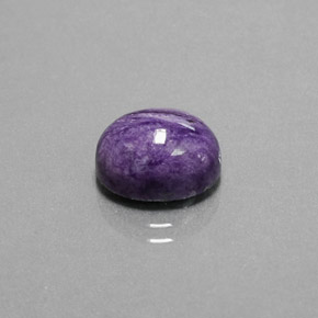 Charoite Viola naturale da 4.44 ct, Taglio ovale, Opaco