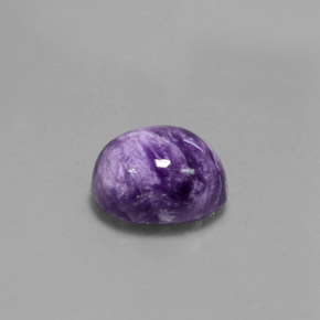 Charoite Viola naturale da 4.07 ct, Taglio ovale, Opaco