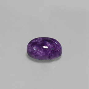 Charoite Viola naturale da 2.00 ct, Taglio ovale, Opaco