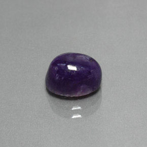 Caroite naturale viola da 2,56 ct, taglio ovale, opaco