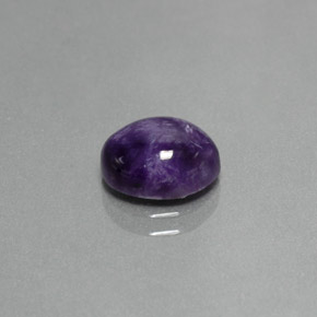 Charoite Viola naturale da 1.84 ct, Taglio ovale, Opaco