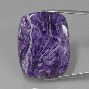 Charoite Viola naturale da 53.76 ct, Taglio a cuscino, Opaco