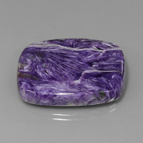 Charoite Viola naturale da 53.76 ct, Taglio a cuscino, Opaco