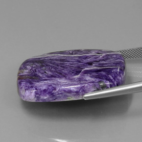 Charoite Viola naturale da 53.76 ct, Taglio a cuscino, Opaco