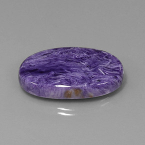 Charoite Velluto Viola Viola naturale da 34.88 ct, Taglio ovale, Opaco